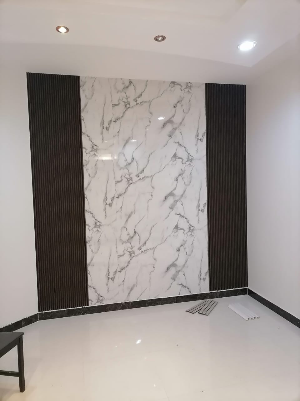 Statuario Marble Accent Wall